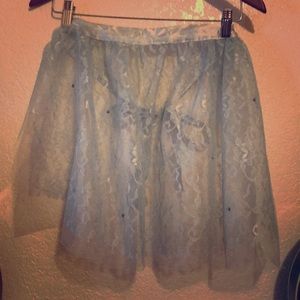 Burlesque 50’s Crinoline Style Apron with Sequins